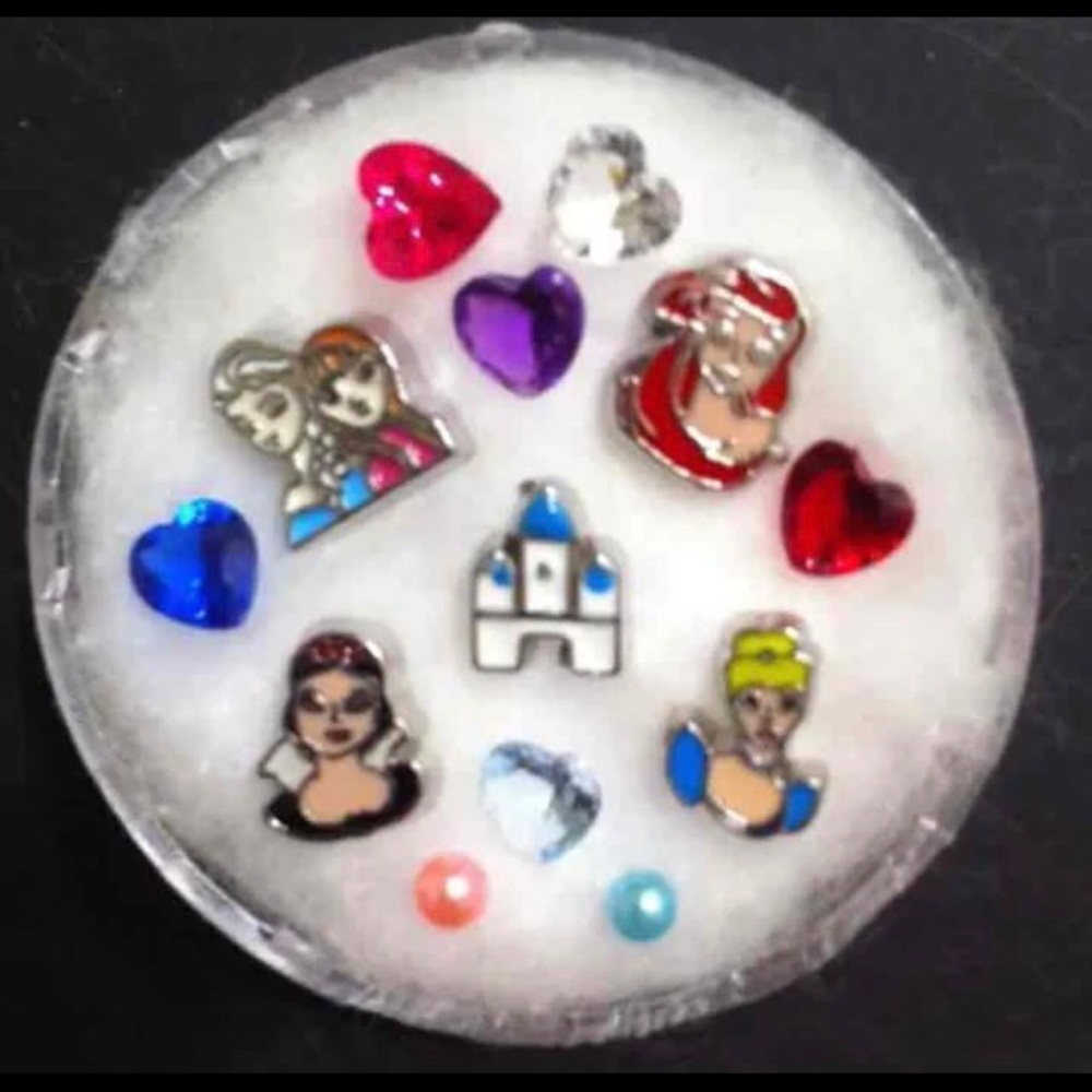 Princess Power Charm Set & Heart Shaped Locket